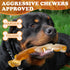 Apasiri Dog Toys, 3-Pack Indestructible Dog Chew Toys for Aggressive Chewers, Bacon Flavored Tough Dog Bones Chew Toys for Super Chewer, Tough Dog...