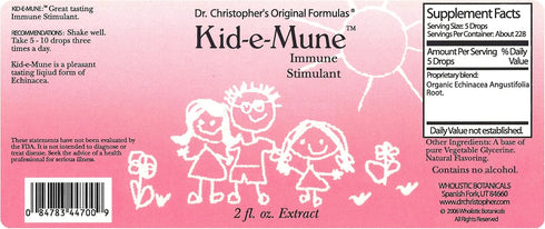 Dr. Christopher's Formulas Kid-e-Mune Herbal Supplement, 2 Fluid Ounce...
