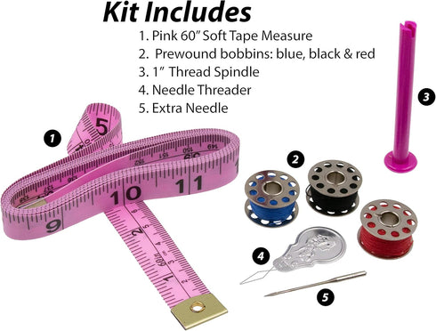 Handheld Sewing Machine – The Genuine, Lightweight, Cordless, Battery Powered Sewing Machine, Built for On-The-Go Repairs, Fast Stitching, Light C...
