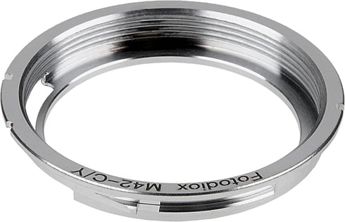 Fotodiox Lens Mount Adapter, M42 (42mm x1 Thread Screw) Lens to Contax Yashica c/y Mount Camera for Contax 167MT, RTS II, III, Yashica FX-3 2000...