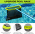 Pool Net - Pool Skimmer Net with Reinforced Frame without Pole, Larger Capacity Swimming Pool Leaf Skimmer Net for Cleaning, Firm Deep Rake Net wi...
