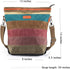 SNUG STAR Canvas Handbag Multi-Color Striped Lattice Cross Body Shoulder Purse Bag Tote-Handbag for Women...