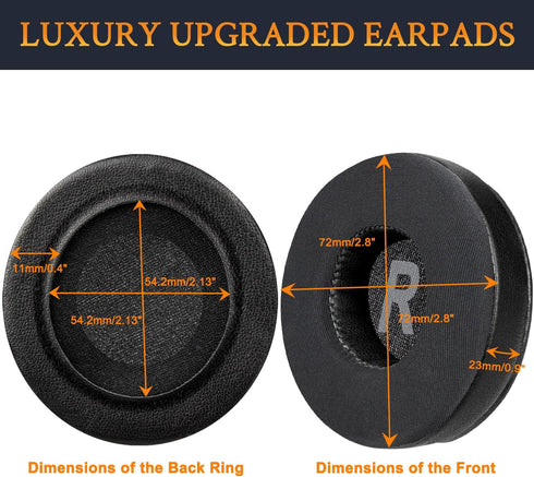 SOULWIT Earpads Replacement for JBL Tune 450BT (T450BT)/Tune 460BT(T460BT)/Tune 500BT (T500BT)/Tune 510BT/Tune 520BT, Ear Pads Cushions for JR 300...