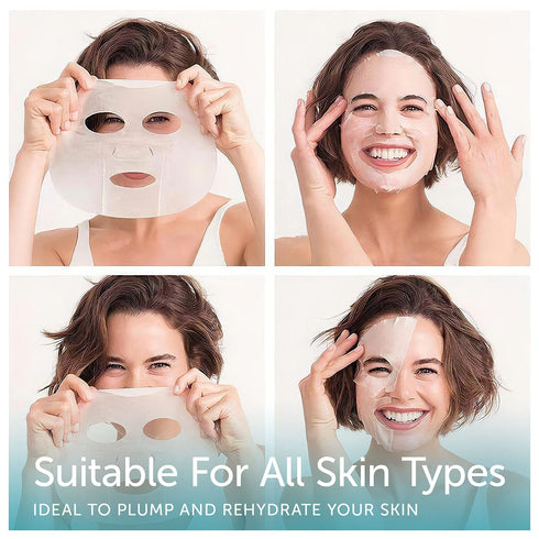 THALGO THALGO Marine Skincare, Thirst Quenching Shot Mask, Blue Ocean Sap and Hyaluronic Acid Face Mask, 1-Mask, 20ml, 0.68 fl. oz....