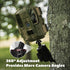 Adjustable Trail Camera Tree Mount: Game Camera Outdoor Mounting Bracket Holder with Double 360° Swivel Tilt Ball Joints, 1 Pack...