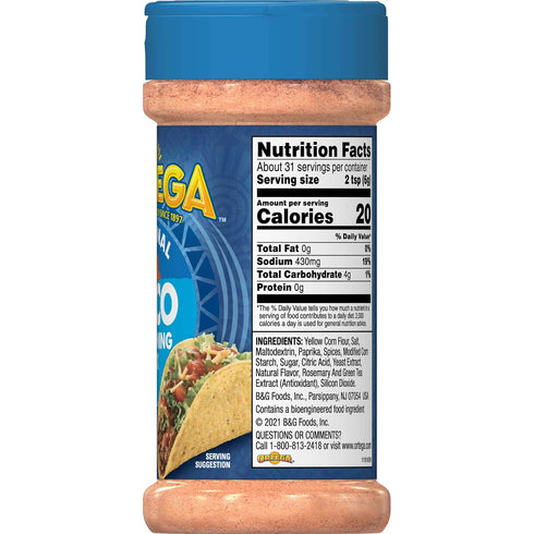 Ortega Seasoning Mix, Taco Seasoning, 6.5 Ounce (Pack of 12)...