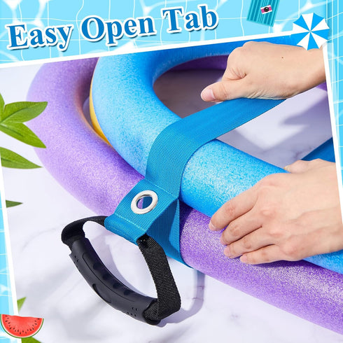 2 Pcs Pool Noodles Storage Pool Noodles Organizers with Handles Storage Straps for Hanging and Carrying Pool Noodles Garden Hose Pool Vacuum Hose ...
