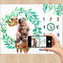 Baby Sloth Monthly Milestone Blanket Gender Neutral Greenery Watercolor Jungle Design Perfect Baby Blanket for Boys and Girls Newborn Baby Gift Id...