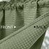 Waffle-Weave Textured Valance for Kitchen Water-Proof Window Curtains (60-inch x 18-inch, Sage, One Panel)...