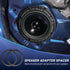 6.5'' Front Door Speaker Spacer Compatible with Honda Accord Civic CRV CRZ Insigh Odyssey Fit 6-6.75 inch Install Base Speaker Spacer Covers with ...