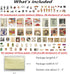 TIYPKE 200pcs Cute Stickers for Journaling - Vintage Scrapbook Paper Aesthetic People Washi Stickers for Bullet Supplies Kit Junk Journal Planners...