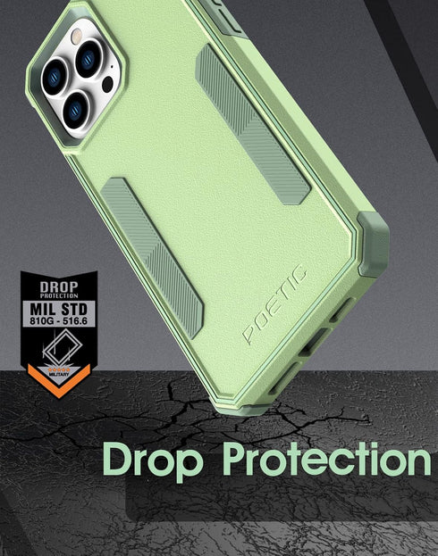 Poetic Neon Series Case Designed for iPhone 13 Pro Max, Dual Layer Heavy Duty Tough Rugged Lightweight Slim Shockproof Protective Case 2021 New Co...