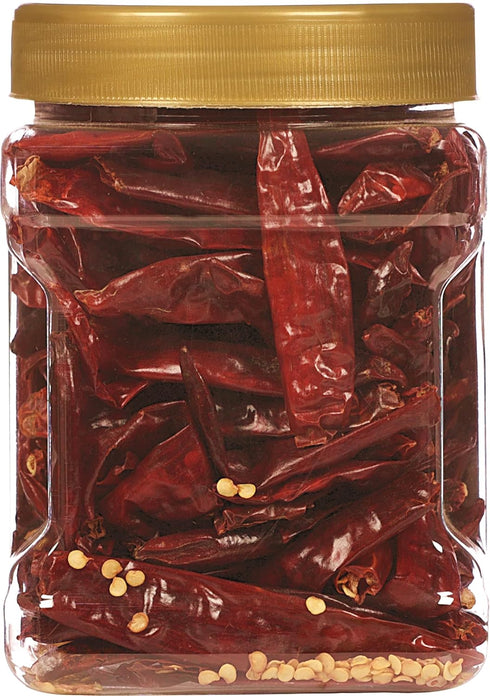 Rani Chilli Whole (Lal Mirch Sabut) 5oz (141g) PET Jar ~ All Natural, Salt-Free | Vegan | No Colors | Gluten Friendly | NON-GMO | Kosher | Indian ...