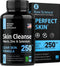 Anti Acne Supplements Cystic Acne Treatment for Teens – Hormonal Acne Pills with Acne Vitamins for Men & Women – clear skin supplement: Vitamin A,...