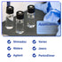 HPLC LC 8-425 Screw Thread Vial Caps, 8 mm, PTFE/Silicone Septa, Black, Polypropylene, 100 pcs/pk...