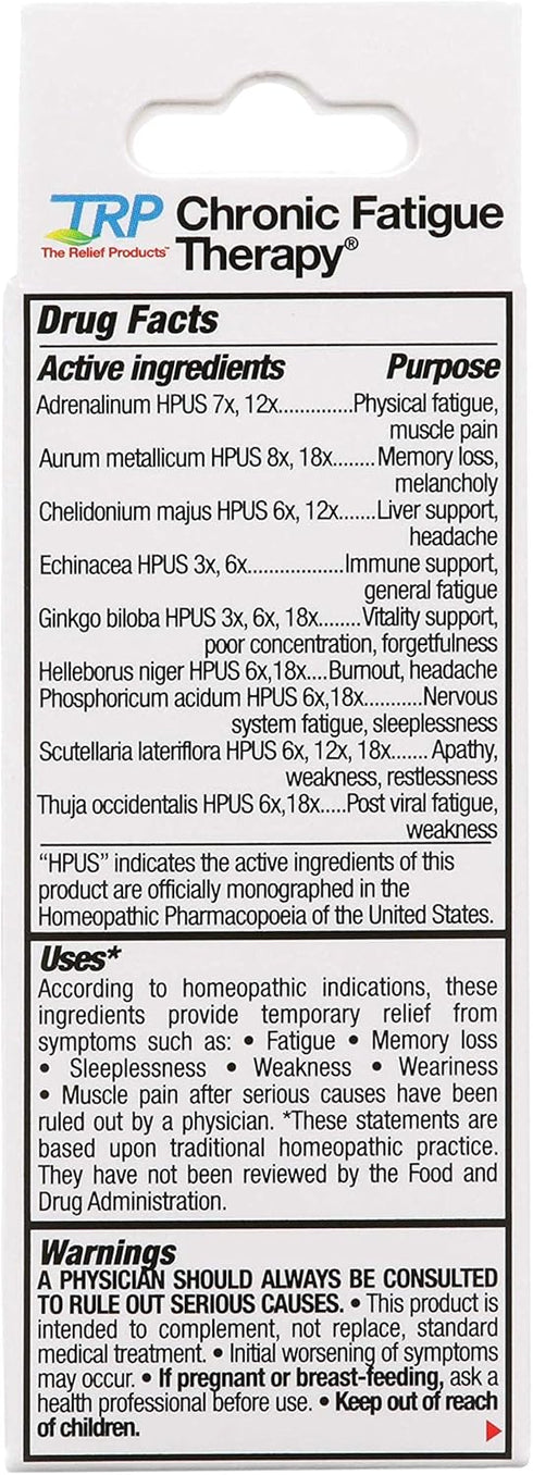 The Relief Products Chronic Fatigue Therapy Fast Dissolving Tablets for Fatigue, Weakness, Tiredness, CFS 70 Ct, 70 Count...
