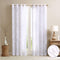 Madison Park Semi Sheer Single Curtain Modern Contemporary Botanical Print Out Design Grommet Top, Window Drape for Living Room, Bedroom and Dorm,...