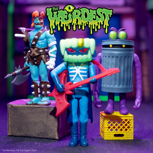 Super7 The Weirdest Trashquatch (Indigo to Hell) - 3.75" The Weirdest Action Figure Campy Horror Collectibles and Retro Toys...