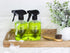 Cornucopia Plastic Cleaning Spray Bottles with Labels (Set of 4); 16oz Refillable Trigger Sprayers w/ 3 Settings and Farmhouse Script Labels...