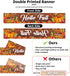 Probsin Happy Fall Banner 120"x 20" Decorations Outdoor Thanksgiving Decor Autumn Party Supplies Wooden Hello Fall Pumpkin Mushroom Harvest Welcom...