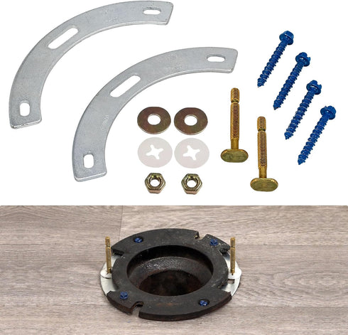 Fernco Fix-A-Flange Compete Universal Toilet Flange Water Closet Repair Kit...
