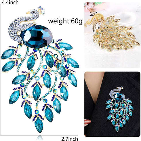 Fashion Enamel Rhinestone Pink Red Dragonfly Brooches Pins Cute Crystal Animal Insect Lapel Pin Brooch Costume Decorate Jewelry for Women Girl...
