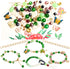 Misty Forest Series Beads for Jewelry Making Kit - Includes Chains, Jump Rings, Spacers and Butterfly Pendant Glass and Crystal Beads for Bracelet...