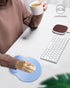 Ergonomic Mouse Pad Wrist Support, Comfortable Mouse Pad Wrist Rest, Relieve Wrist Pain Gel Mouse pad, Non-Slip Rubber Base Mousepad for Laptop, C...