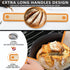 Silicone Bread Sling Oval and Round for Dutch Oven, KITMAL Non Stick Reusable Silicone Baking Mat with Long Handles Sourdough Bread Baking Supplie...