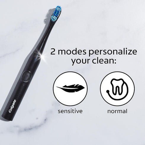 Colgate 360 Optic White Pro-Series Battery Black Toothbrush...