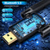 ZEXMTE Long Range Bluetooth 5.3 Adapter for PC, 590FT/180M USB Bluetooth Dongle for Desktop, Laptop, Printer, Keyboard, Mouse, Headset, Windows 8/...