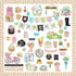 Pasimy 85 Pcs Classroom Bulletin Board Decoration Classroom Decoration Bulletin Board Cutouts Set for Holiday School Wall Door Chalkboard Decorati...