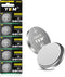 5 Pack CR2025 Battery DL2025 ECR2025 BR2025 2025 3V Lithium Coin Battery for Airtag Car Remote Key Fob Scale Watch Battery...