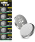 5 Pack CR2025 Battery DL2025 ECR2025 BR2025 2025 3V Lithium Coin Battery for Airtag Car Remote Key Fob Scale Watch Battery...