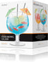 Final Touch Fishbowl Glass - Extra Large Unique Drinking Cup for Oversized Margaritas, Daiquiris, Blue Lagoons - 44 Oz Fun Drinkware with Thick St...