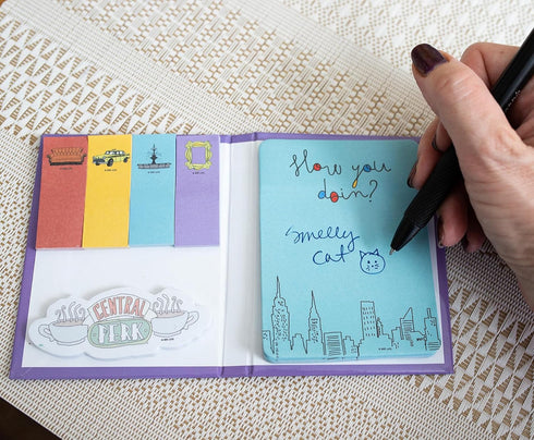 Friends TV Show Sticky Note and Sticky Tab Box Set | Work Memo Notepad Stationery Paper | Home School Supplies For College, Business, Office | Nos...