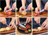 WELLSTAR Utility Knife, 4 Inch Serrated Paring Knife with Super Sharp Rainbow High Carbon Stainless Steel Blade for Fruit Vegetable Cutting Peelin...