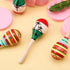 JOYIN 4 PCS Cinco De Mayo 7.6" Wooden Maracas for Kids, Maraca Magic, Wooden Rattle Noisemaker for Mexican Fiesta Party Favors, Musical Fun Partie...