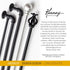 Kenney Weaver Cap End Indoor/Outdoor Black Curtain Rod, Adjustable 37-72 Inch Rod for Windows & Patio...