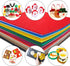 Jtnohx Felt Sheets, 32 Pcs Felt Fabric, 5"×5" Color Felt for Crafts, Stiff Craft Felt Square for for Sewing and Festivals Party...