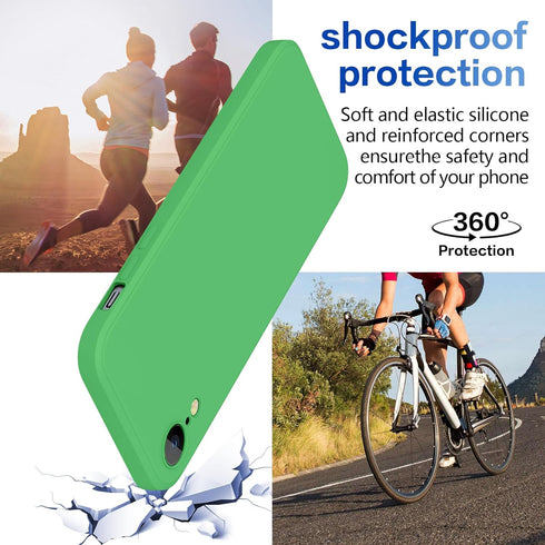 for iPhone SE Case 3rd and 2nd gen, iPhone 8 Case/iPhone 7 Case Liquid Silicone,Full Body Protective,Soft Shockproof Anti Scratch Case for iPhone ...