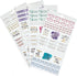 Paper House Productions Planner Sticker Day Tracker Set of 4 Packs of Sticker Sheets for Planners, Journaling and Crafting...