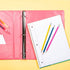Yoobi | 1 Inch Binder, Popsicle | Holds Up to 275 Sheets | 3-Ring D-Ring Binder | PVC Free, FSC Certified | 11.5” x 1” x 10.5”...