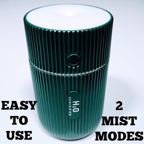 Portable Mini Humidifier for Car 220ML Small Cool Mist Humidifiers USB Personal Desktop Humidifier for Baby Bedroom Car Travel Home Office Auto Sh...