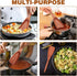 Wooden Cooking Spatula for Nonstick Cookware, Spatula Spoon for Cooking, Stirring, Scooping, Scraping, Serving, Solid Wooden Kitchen Utensil Spoon...