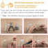 MILIVIXAY 100PCS 8 inch Candle Wicks with 100 Metal Tabs, 100PCS Candle Wick Stickers and 6PCS Wooden Candle Wick Holders - Wicks Coated with Para...