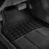 FH Group Automotive Floor Mats - Heavy-Duty Rubber, Universal Fit Full Set, ClimaProof, Trimmable For Most Cars, Sedan, SUV, Truck, Black...