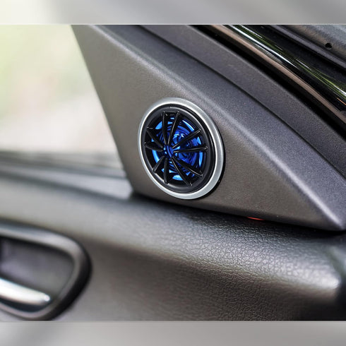 ACROPIX High Frequency Stereo Tweeters Audio Speaker for Car Truck Plastic - Pack of 2 Blue...