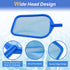 Pool Skimmer, Hot Tub Skimmer Spa Net with Pole, 26'', Ultra Fine Mesh Skimmer Rake, Swimming Pool Leaf Skimmer Net with Aluminum Pole, Spa Hot Tu...