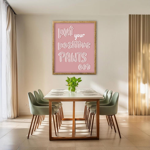 Posterizer 1 pcs-Pink Pastel Positive Girly Trendy Poster-Motivational & Inspirational Art-Comedy Art-Decor for Home & Office- unframed wall art...